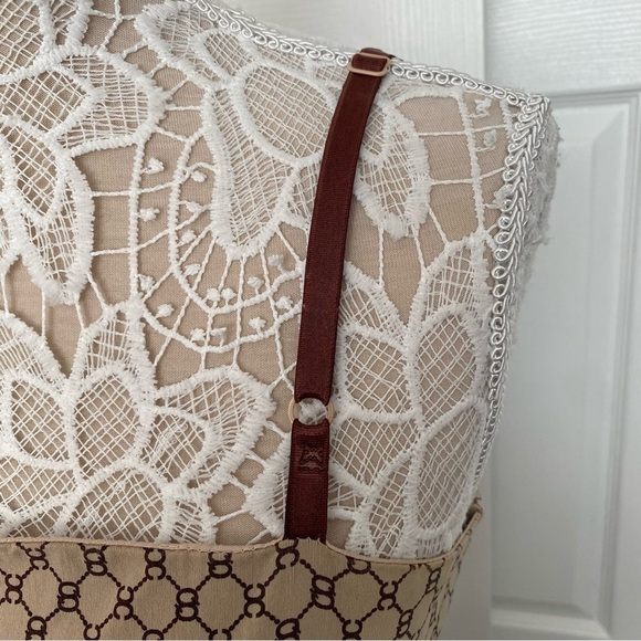 Printed Classic Midi Dress Spaghetti Adjustable Straps Side Slits Tag missing - Picture 6 of 16